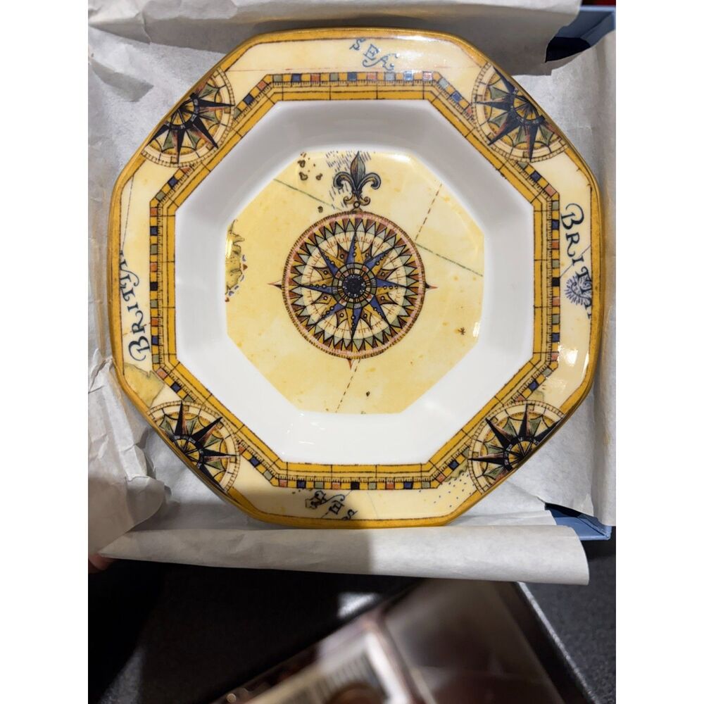 Vintage Wedgwood Concorde Airways Trinket Dish: Atlas Bone China Made in England